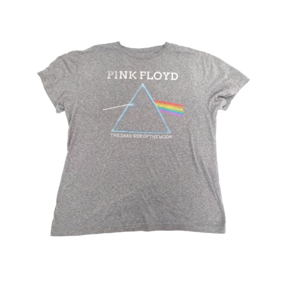 Pink Floyd T shirt Top XL Gray Dark Side of Moon Tour Merch clothing unisex - Picture 1 of 9